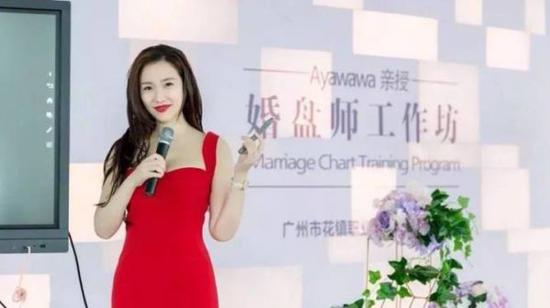 Ayawawa和她的情感咨询公司“花镇”（图片来自网络）