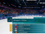 公俐晋级短道速滑女子1000米决赛