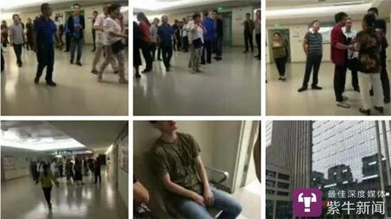 [在医院内焦急等待的病人家属]