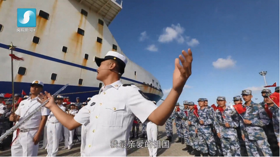 战士的豪迈。 吕岱恩网络截图