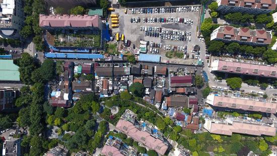 俯瞰大陆家宅。 洋泾街道供图