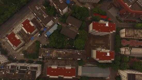 武川路222弄7幢楼拆除规划重建后全景（央广网发 杨浦区供图）