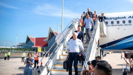 △10月16日，由中国企业建设的柬埔寨暹粒吴哥国际机场通航运营。（资料图）