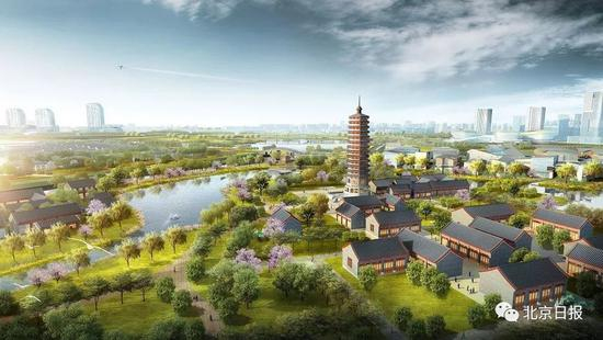 燃灯塔地区效果图