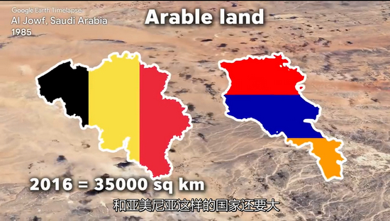 沙特耕地面积在政策鼓励下迅速增多