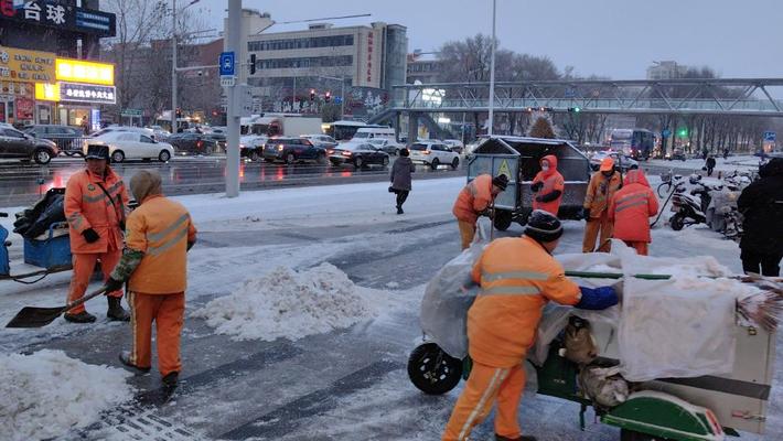 寒潮来袭 沈阳迎2024年冬首场降雪