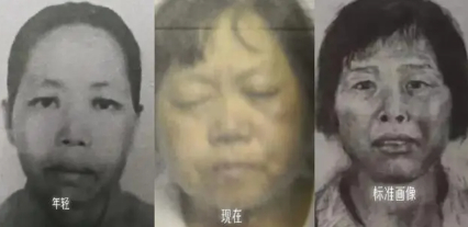  孙文学律师发布的疑似“梅姨” 比对照片