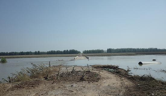 北岔河村外的弥河。