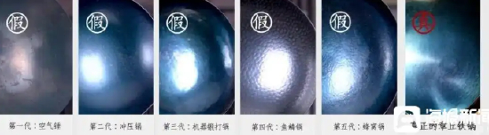 市场上出现的各种类型的仿冒品。