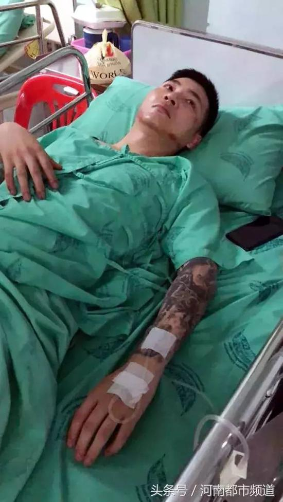 　△张皓峰在医院照片由其朋友提供