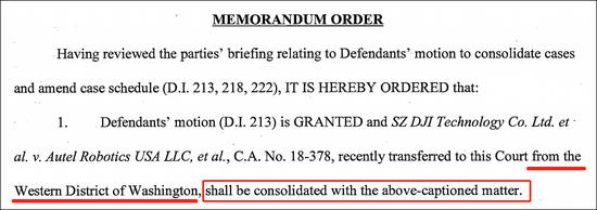 当地时间2018年3月21日，特拉华联邦地区法院文件截图