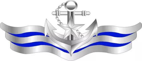 　海军金属胸标