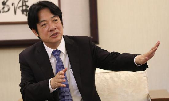 赖清德（台湾“关键评论”网站报道配图）