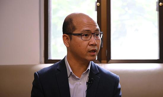 香港教育工作者联会主席、黄楚标学校校长黄锦良接受澎湃新闻专访。