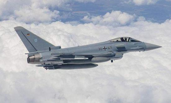 图为德国空军装备的“台风”战斗机