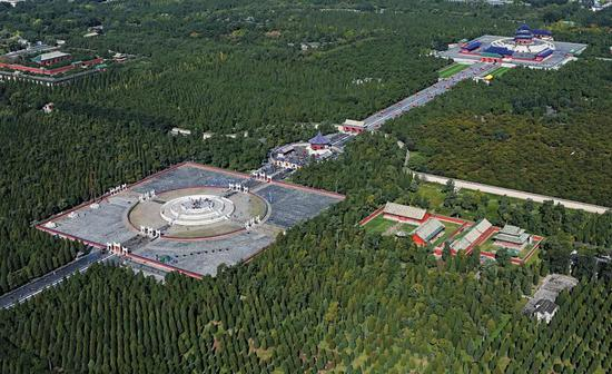 俯瞰天坛。（资料图）