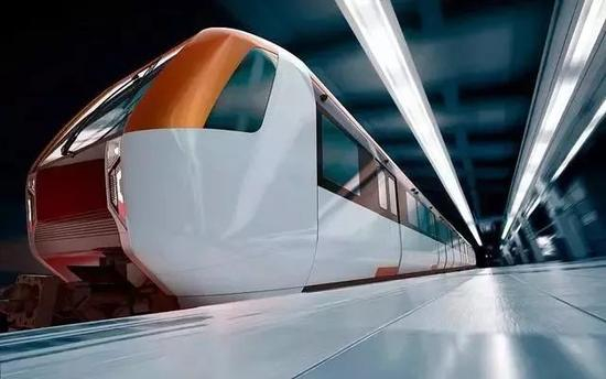 （北京地铁燕房线全自动驾驶列车。）