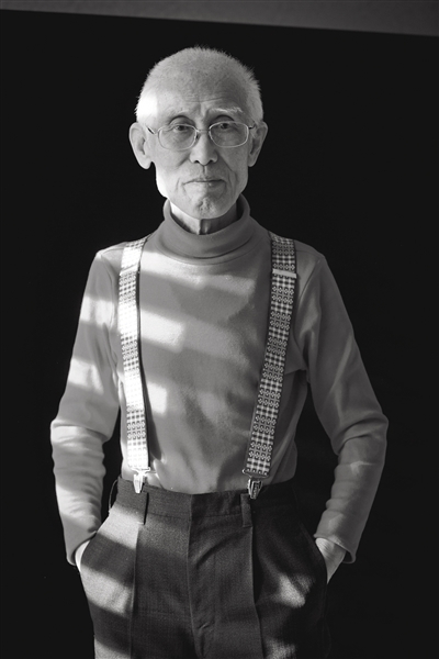 摄于2012年9月，那年余光中84岁。孙纯霞 摄