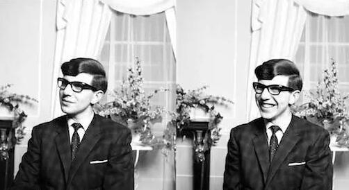 ▲年轻时的霍金。