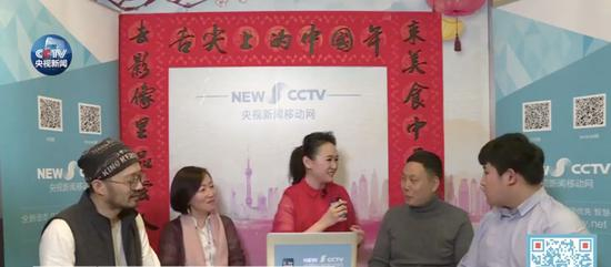 ▲《舌尖3》总导演刘鸿彦、首集《器具》篇导演组央视采访（左二：刘鸿彦）