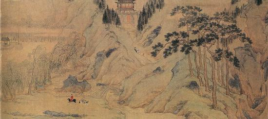 《 归汾图》 明 仇英 绢本设色 故宫博物院藏