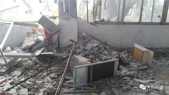 投诉方称，此为强拆现场之一