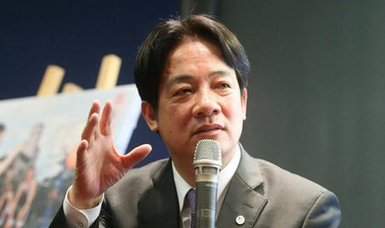 赖清德。（图片来源：台湾《联合报》）