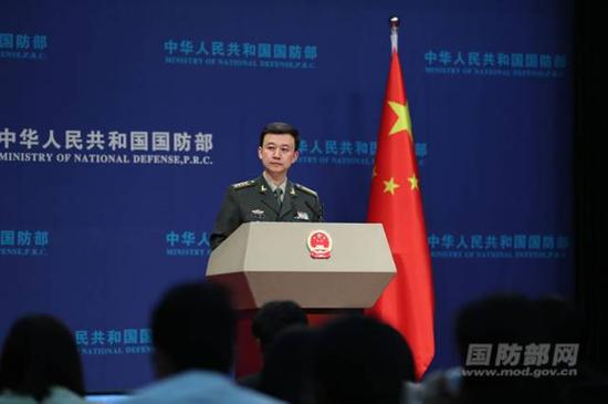 吴谦。李晓伟 摄，图片来源：国防部网