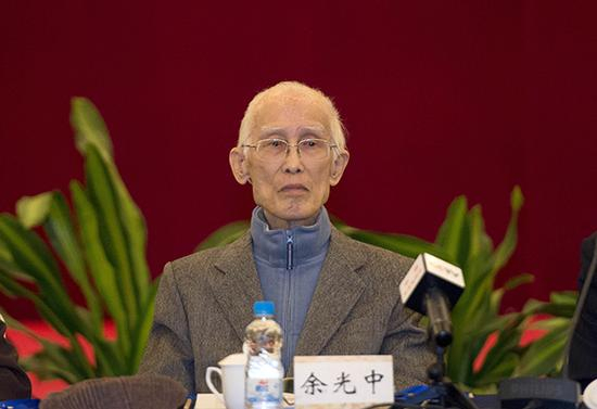 台湾著名诗人余光中教授 视觉中国 资料图
