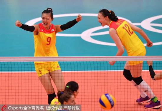 里约奥运，惠若琪完成绝杀。Osports 资料图