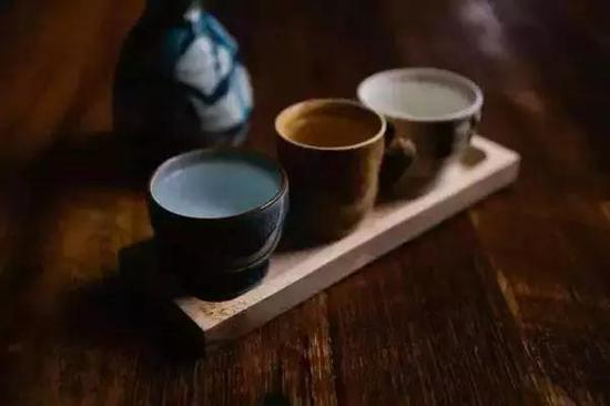 ▲造型小巧精致的日本清酒杯
