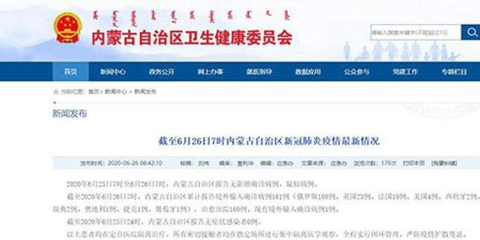 疫情速报 内蒙古自治区无新增确诊病例和疑似病例 手机新浪网 疫情速报 内蒙古自治区无新增确诊病例和疑似病例 手机新浪网
