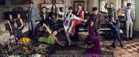 童梦为电影《小时代3》拍摄的全阵容海报。