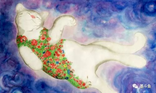 《梦中的花衣裳》&nbsp; 纸本水墨&nbsp; 69x46cm