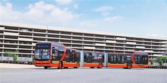 世界上最长公交车图片