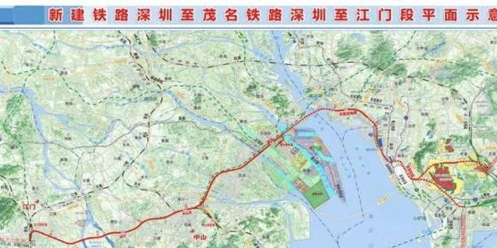深江铁路今年上半年开工 深圳辖内设置西丽站和深圳机场站