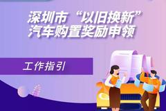 深圳“以旧换新”购车、家电购置奖励来了