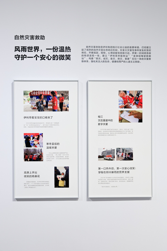 展览现场的照片墙