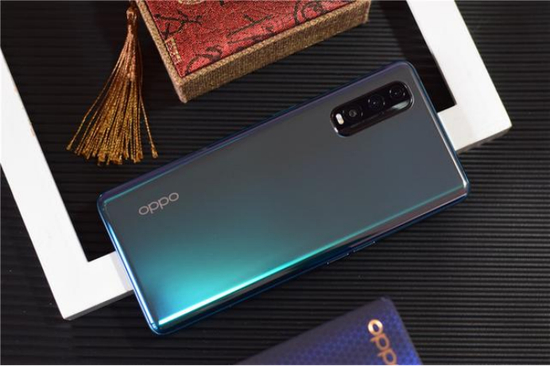 OPPO Find X2 碧波配色实拍