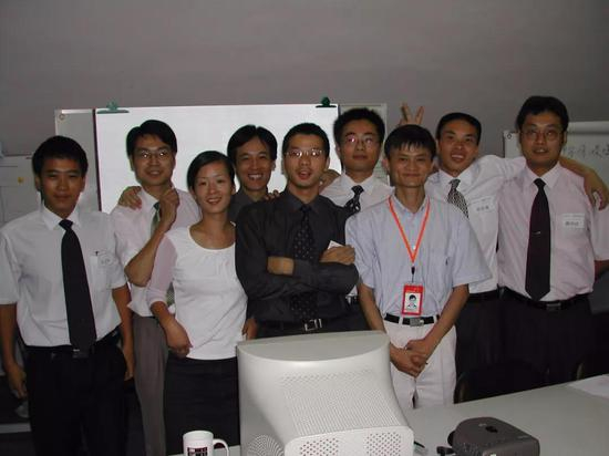 中供铁军成立初期（最左：李立恒）