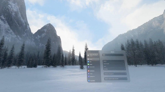 开发者展示 Apple Vision Pro 3D 壁纸