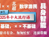2025年十大流行语发布，“苏超”入选！