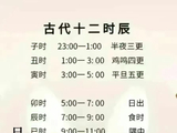 古代十二时辰