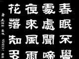 学隶书：诗词41