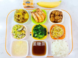 2026年1月15日，中国上海，儿子所在初中的午餐。比日本岛学生的午餐要好太多太多！根本不是一个维度的