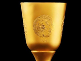 【文物宝藏】龙凤金酒杯
