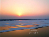 【美丽山川】开封黄河黑岗口：雪滩夕阳