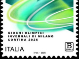 2026意大利邮政1月21/22/25日发行冬季运动、歌手邮票