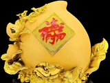 ［艺术欣赏］福寿安康寿桃摆件解读