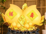 【艺术欣赏】福寿双全寿桃摆件解读